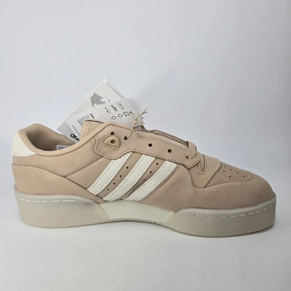 ADIDAS Original Rivalry Lux Low Shoes Men's 9.5 Womens 10.5 Magic Beige IH0255